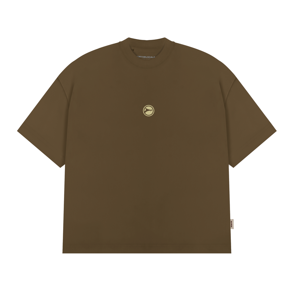 Essential Daily Wear T-shirt Brown/Cream