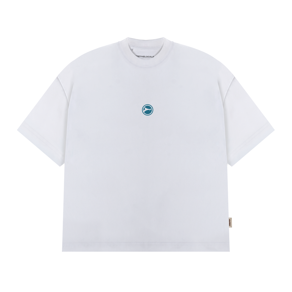 Essential Daily Wear T-shirt White/Blue