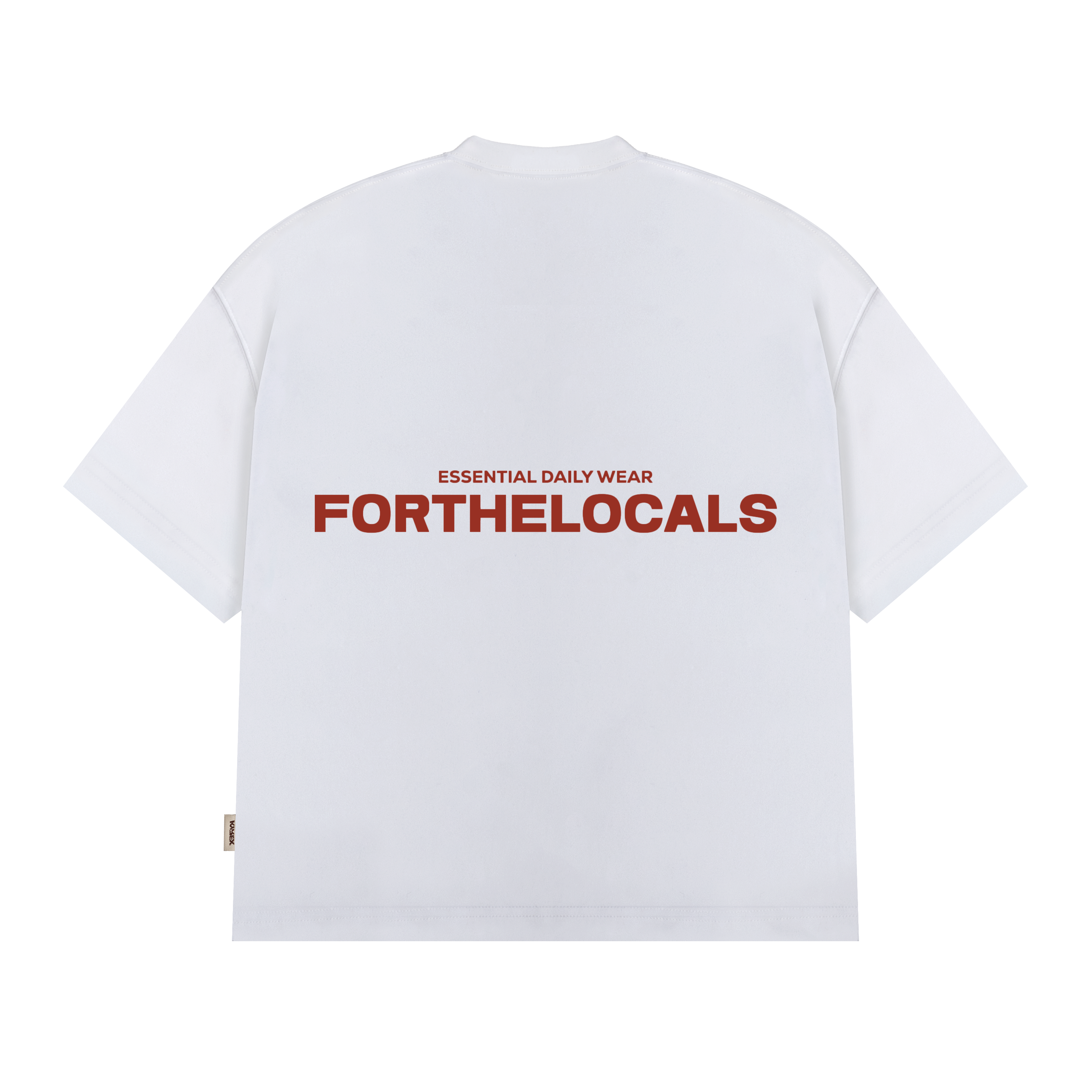 Essential Daily Wear T-shirt White/Red