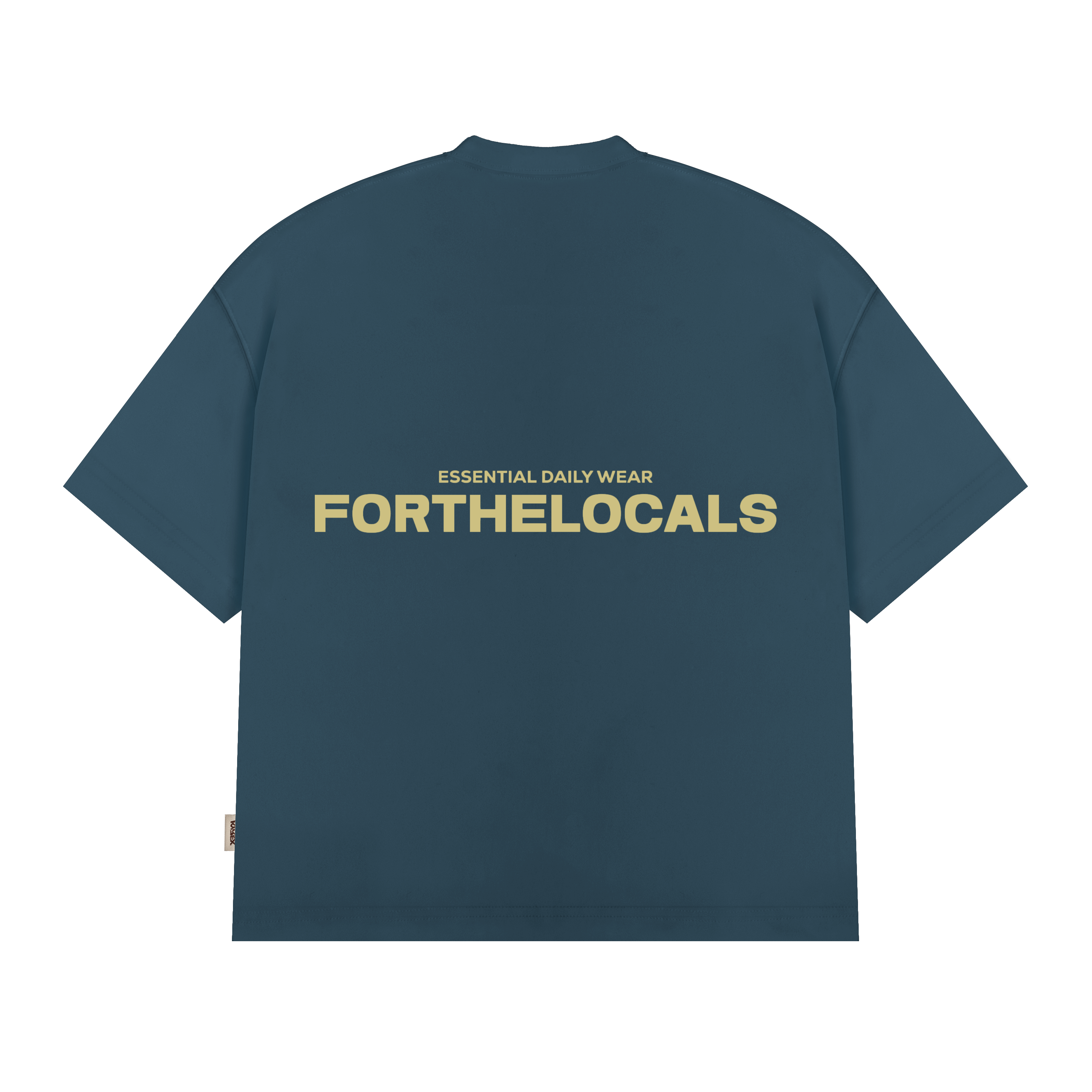 Essential Daily Wear T-shirt Blue/Yellow