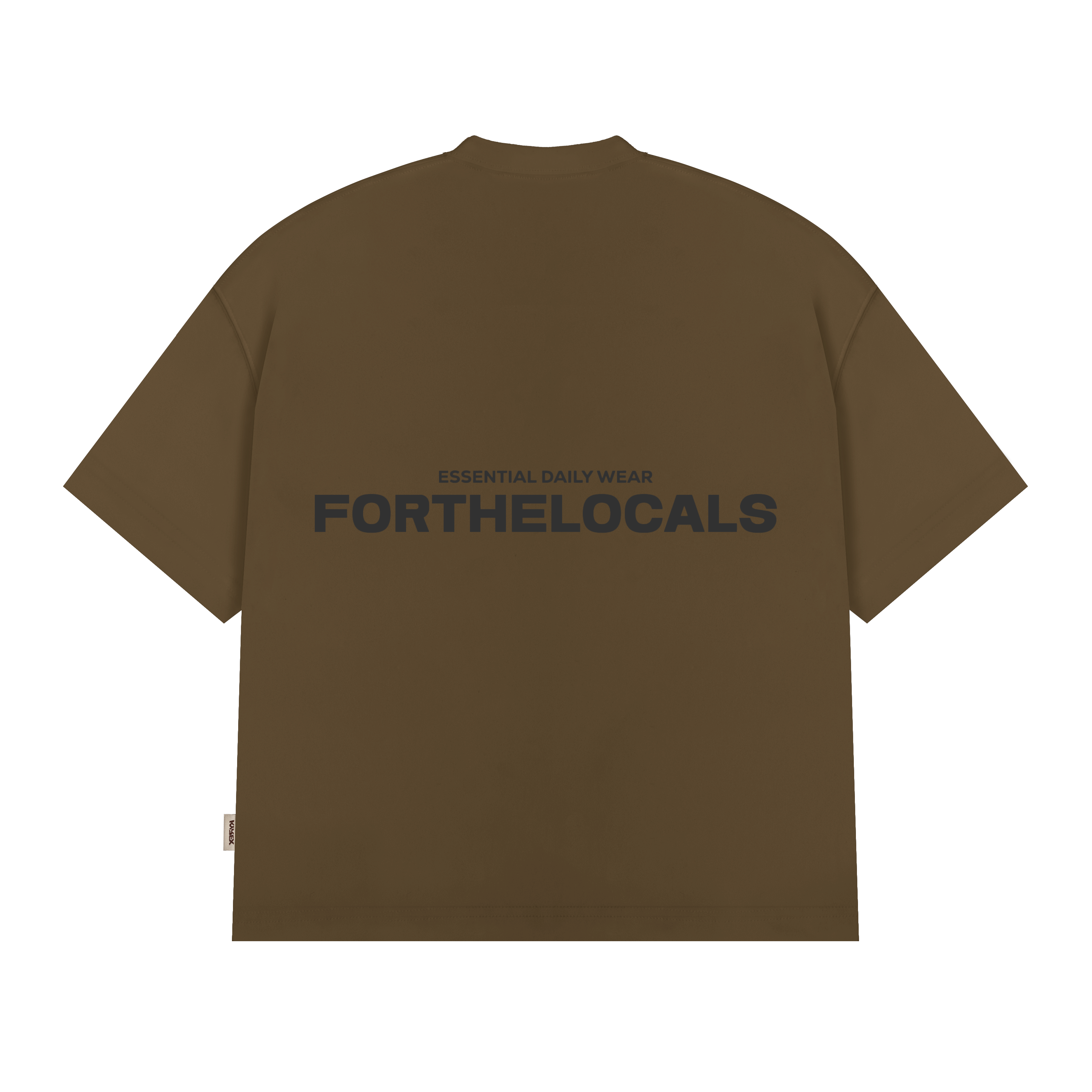 Essential Daily Wear T-shirt Brown/Dark grey