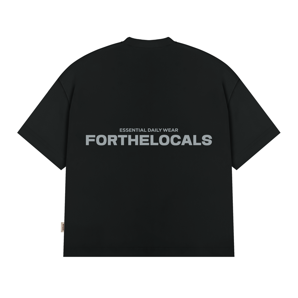 Essential Daily Wear T-shirt Black/Grey