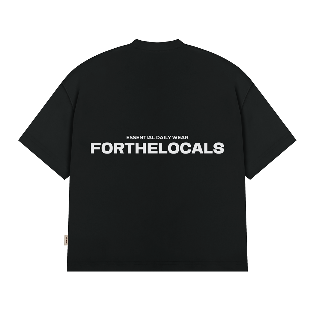 Essential Daily Wear T-shirt Black/White