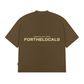 Essential Daily Wear T-shirt Brown/Cream