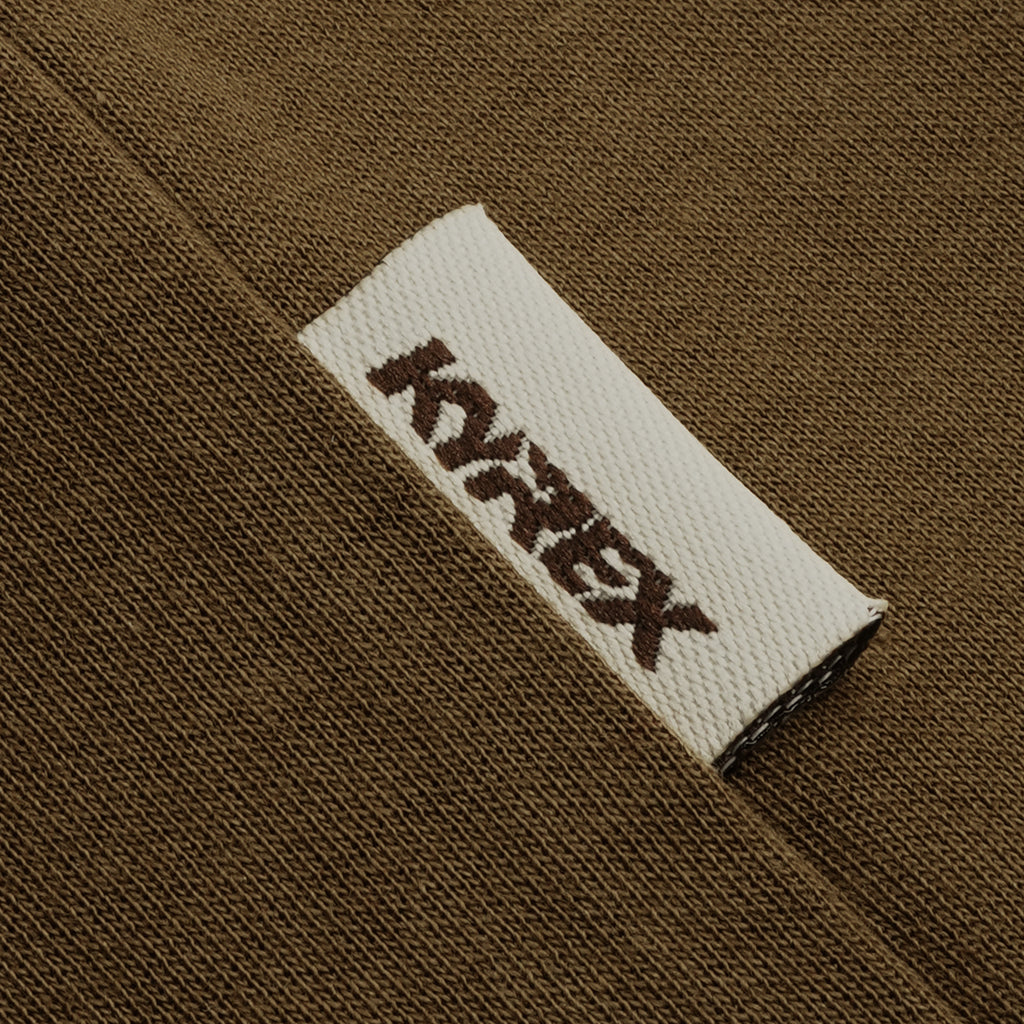 Double Sleeve Racing Division T-shirt - Brown