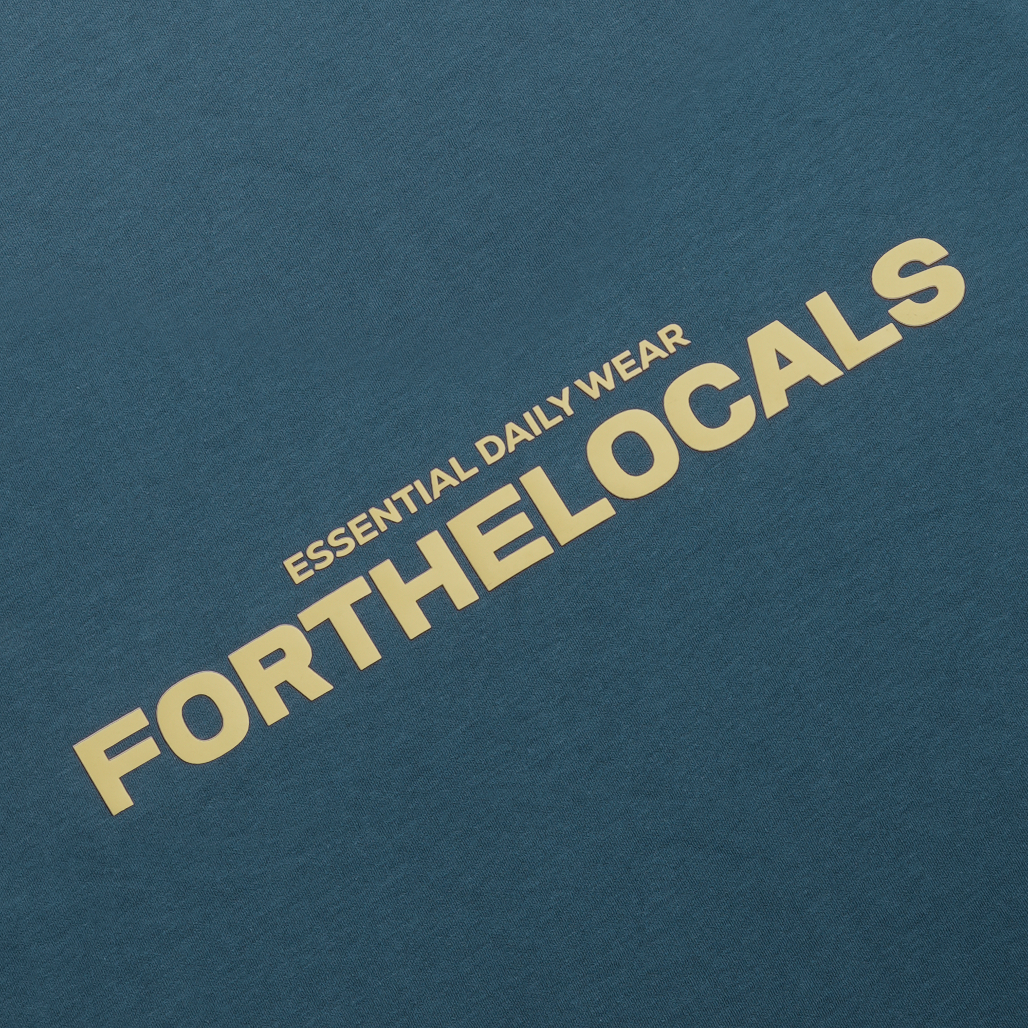 Essential Daily Wear T-shirt Blue/Yellow