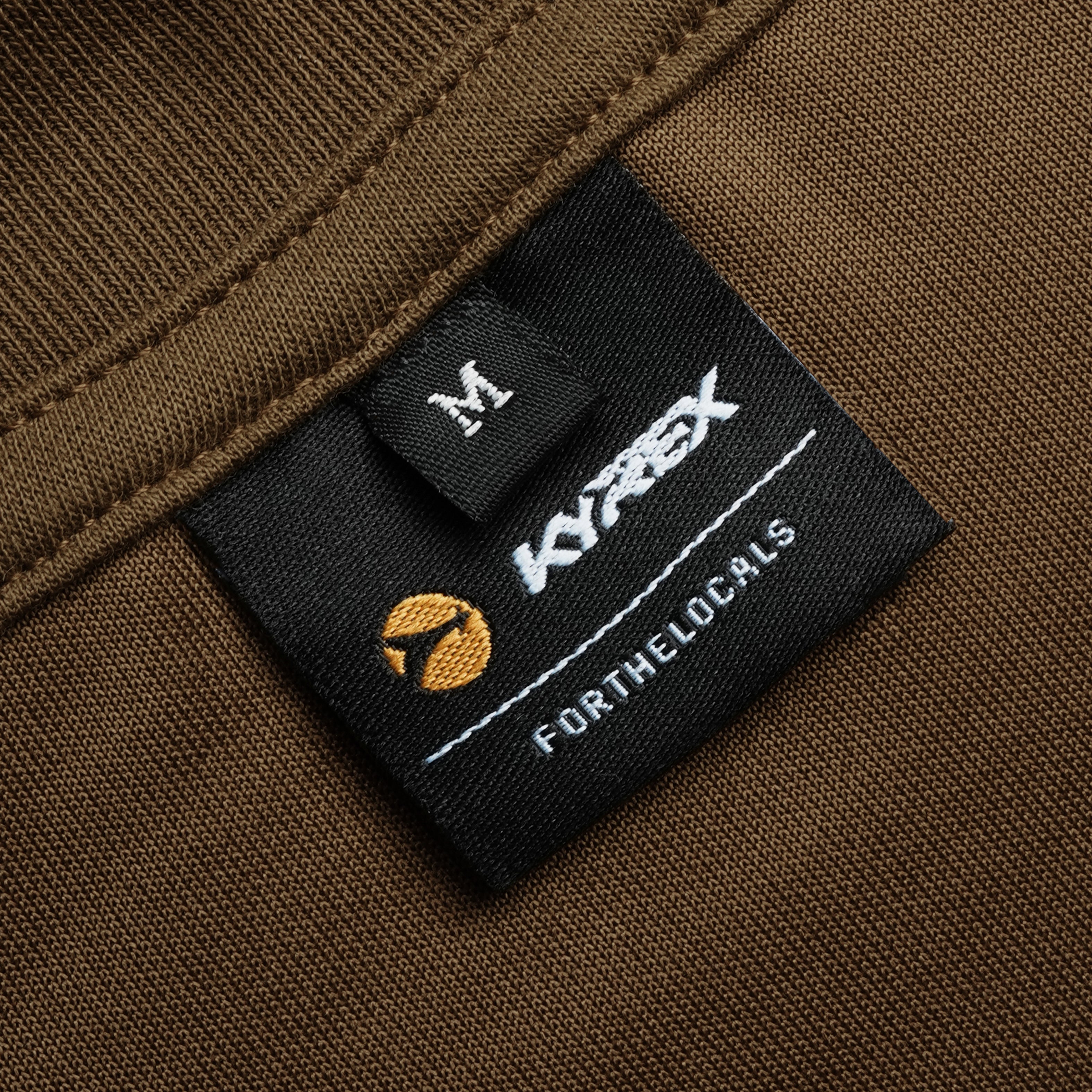 Double Sleeve Racing Division T-shirt - Brown