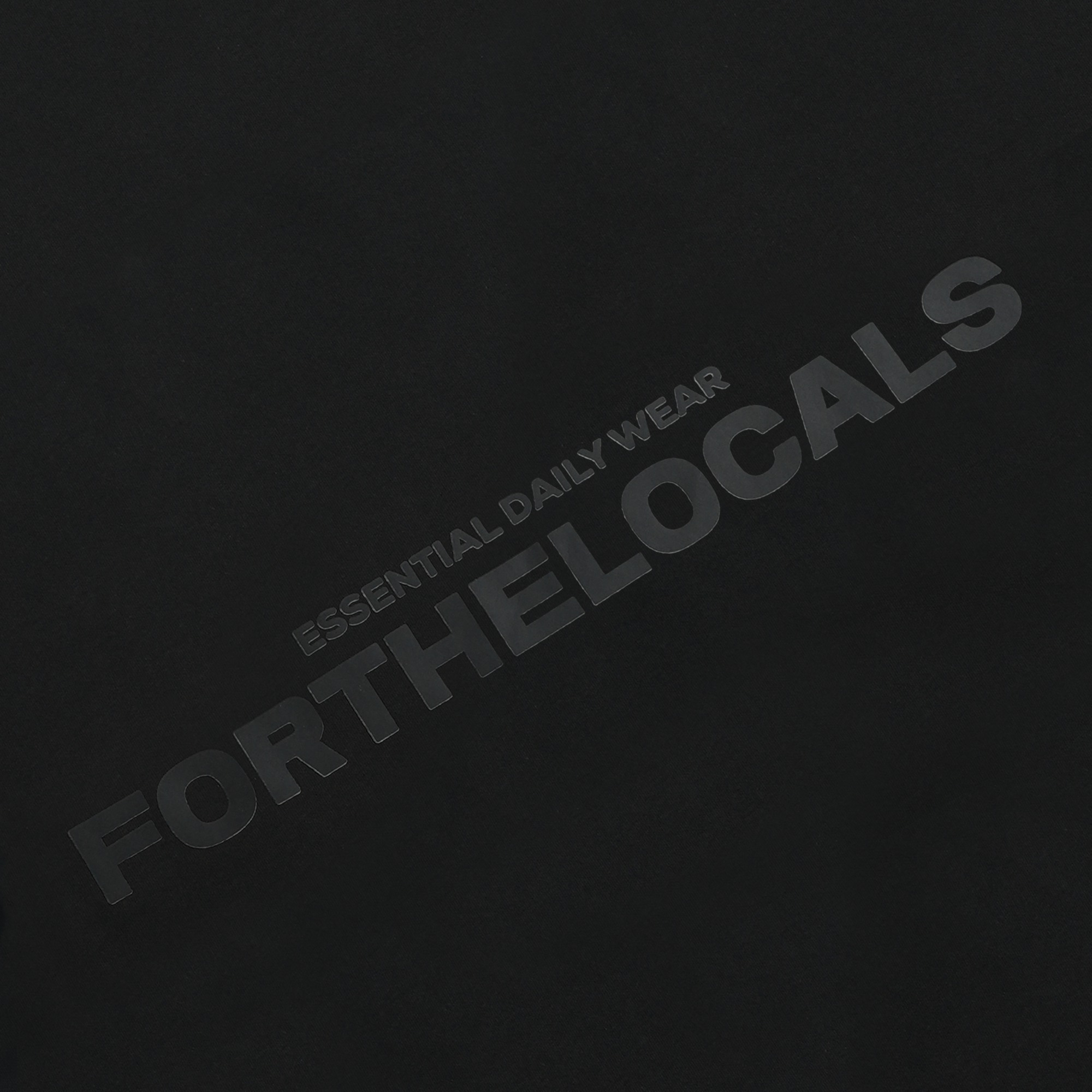 Essential Daily Wear T-shirt Black/Black