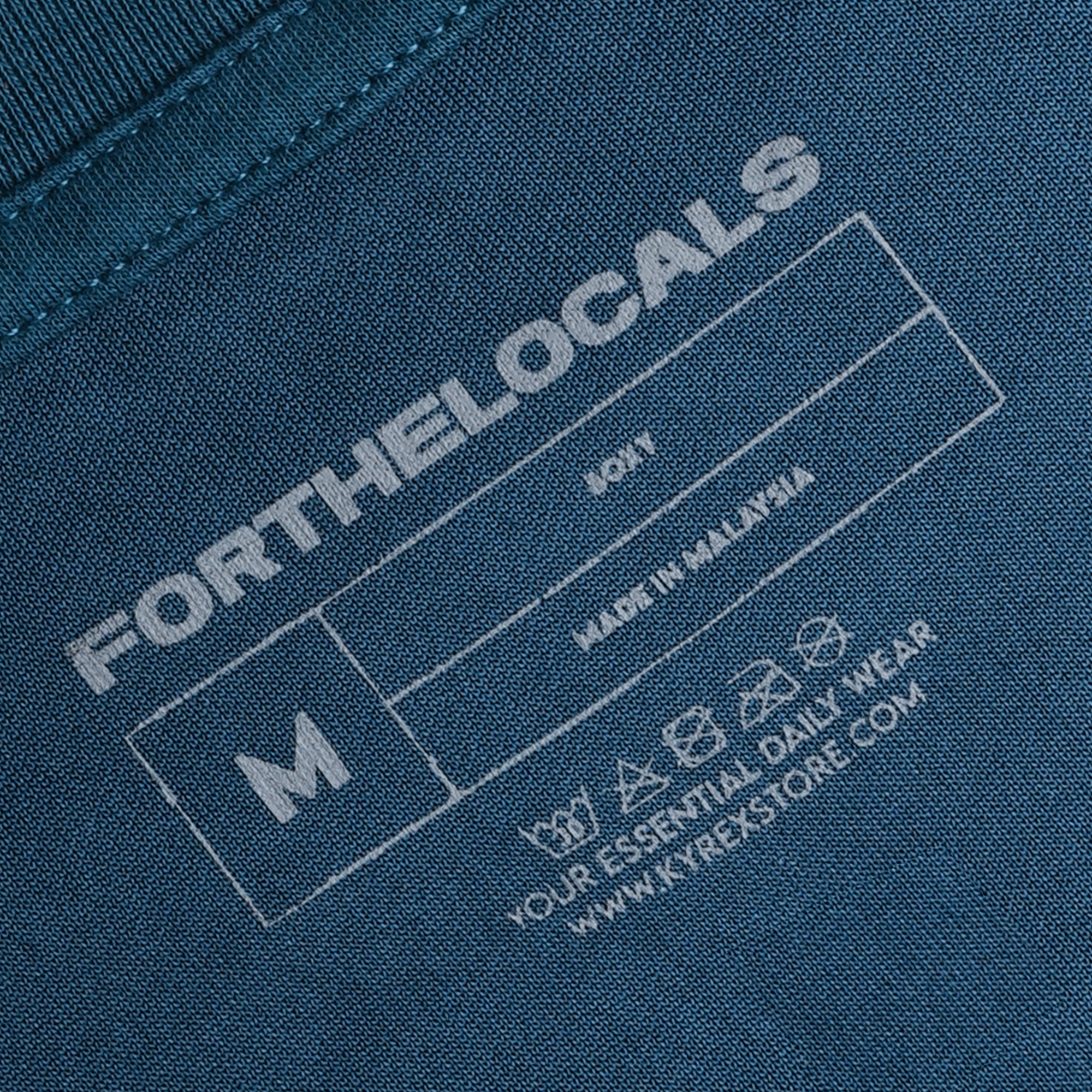 Essential Daily Wear T-shirt Blue/Yellow