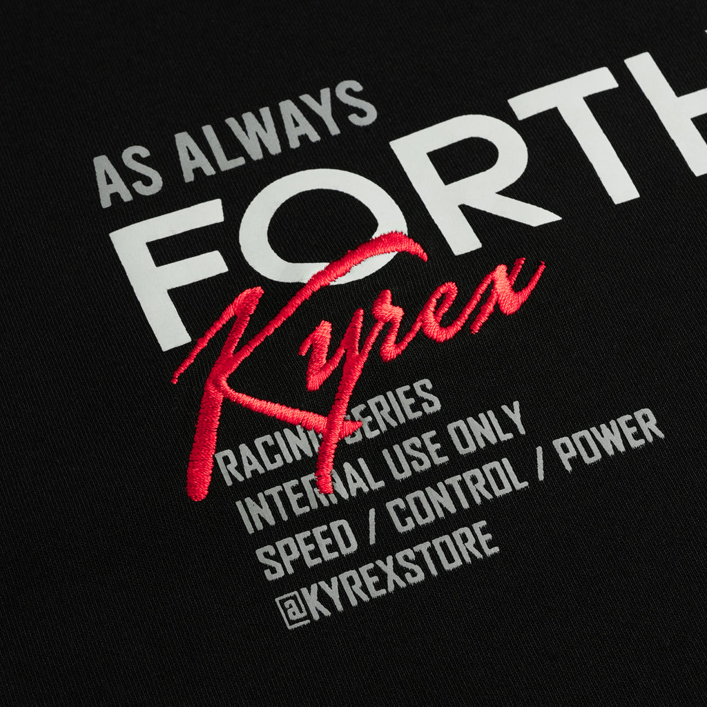 Double Sleeve Racing Division T-shirt - Black