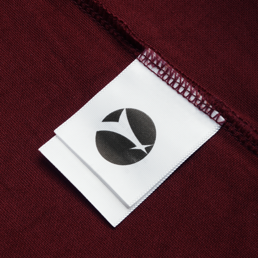 Essential Daily Wear T-shirt Maroon/Cream