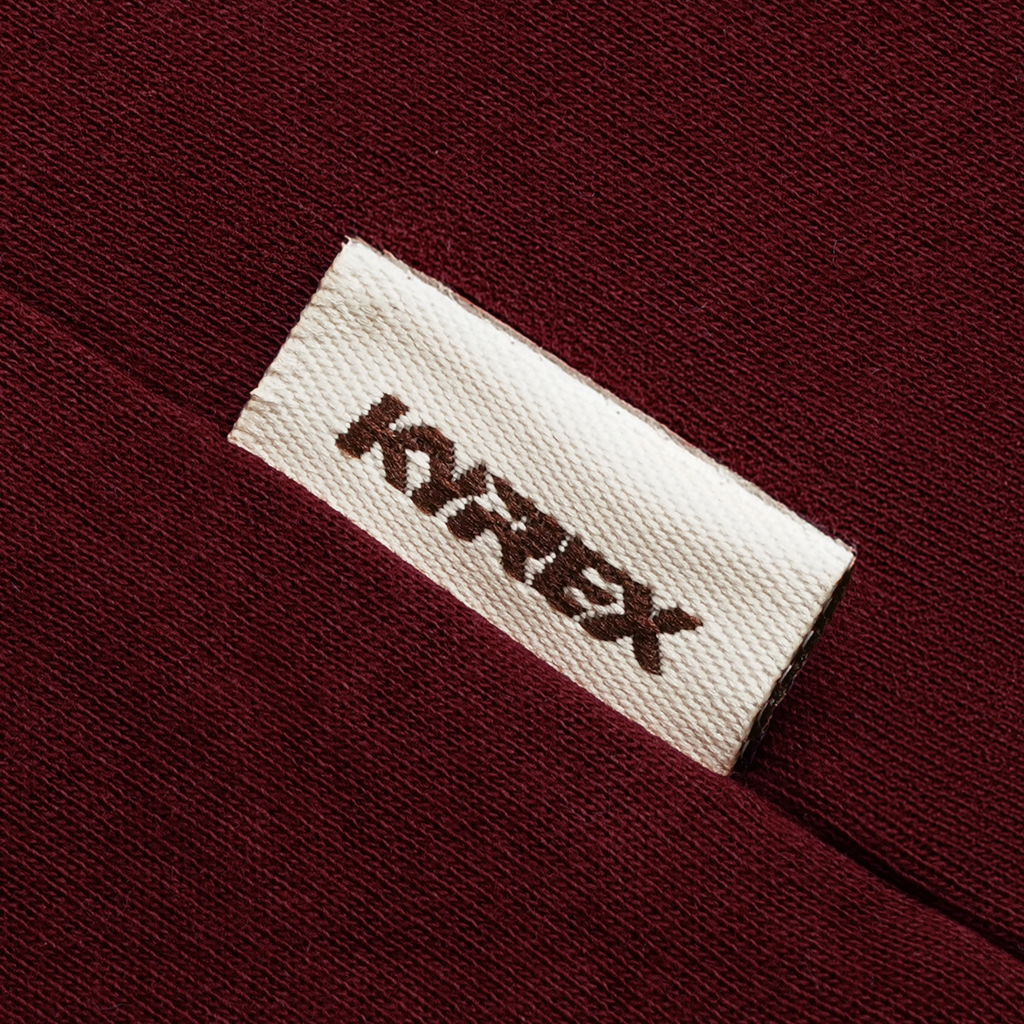 Essential Daily Wear T-shirt Maroon/Cream