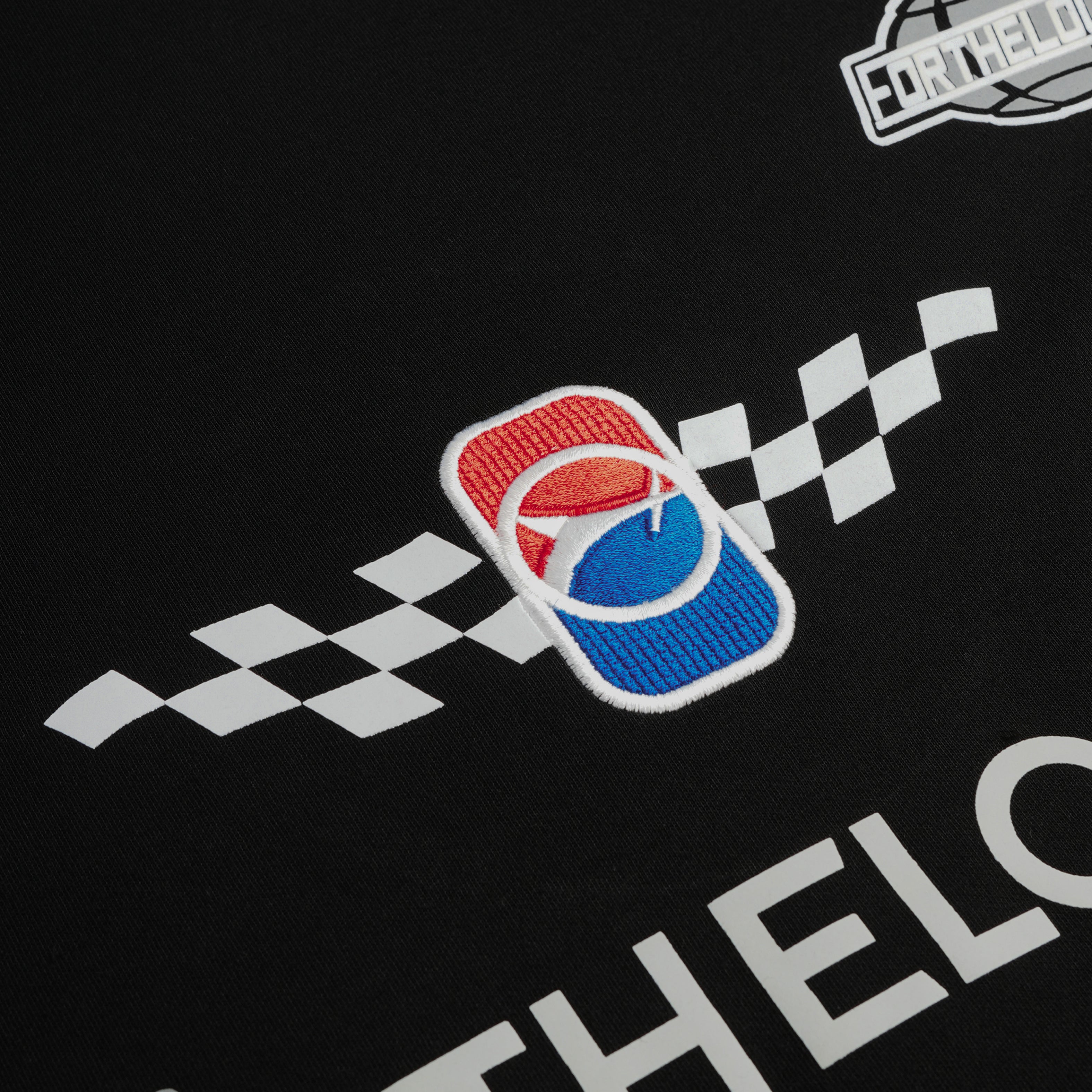 Double Sleeve Racing Division T-shirt - Black