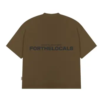 Essential Daily Wear T-shirt Brown/Dark grey