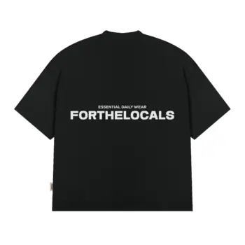 Essential Daily Wear T-shirt Black/White
