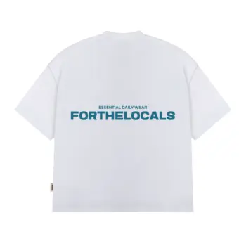 Essential Daily Wear T-shirt White/Blue