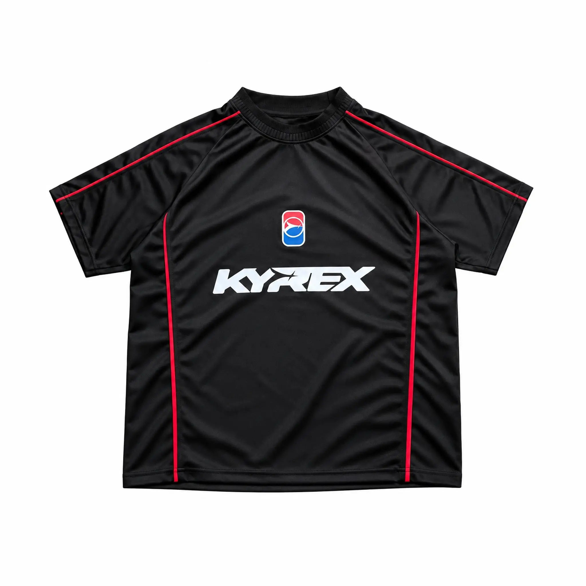 Daily Athletic Jersey Black/Red front Daily Athletic Jersey Black/Red front
