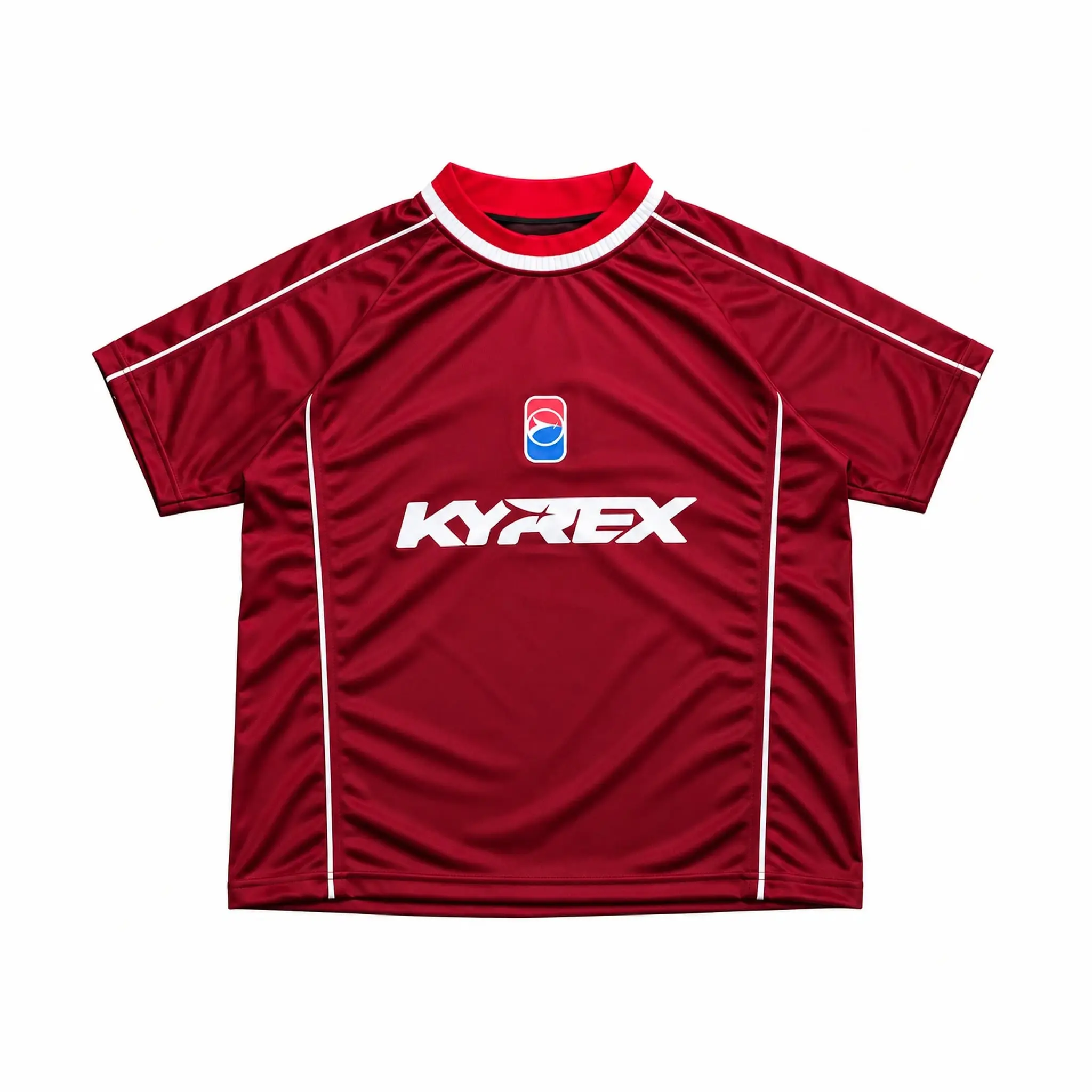 Daily Athletic Jersey Red front Daily Athletic Jersey Red front