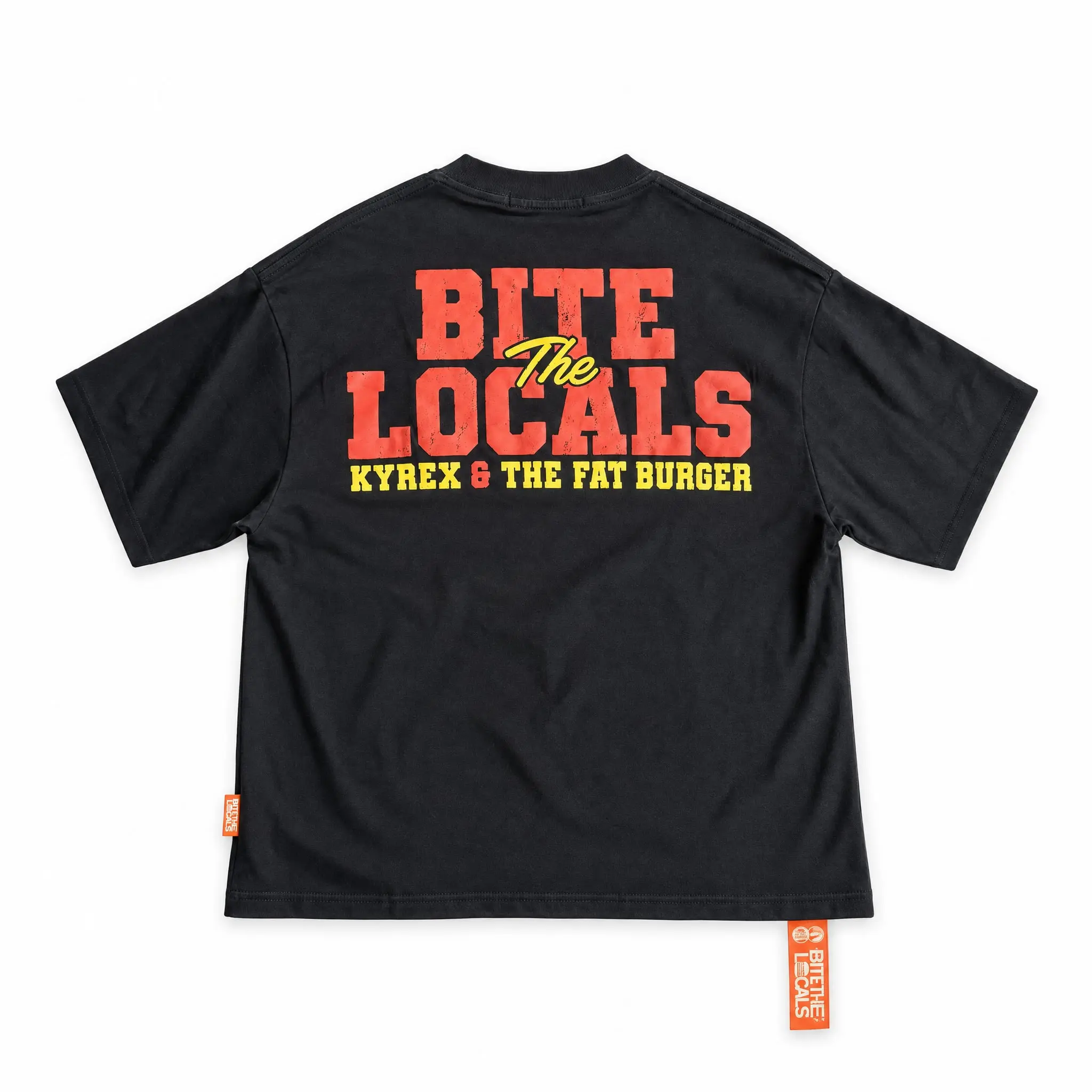 Kyrex x TheFatBurger Black T-shirt back Kyrex x TheFatBurger Black T-shirt back