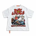 Kyrex x TheFatBurger White T-shirt front